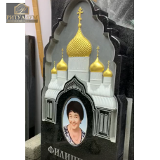 Нанесение сусального золота на купола и покраска церкви на памятнике ЧПУ — ritualum.ru