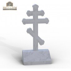 Крест из мрамора (комплект №16/ 17) — ritualum.ru