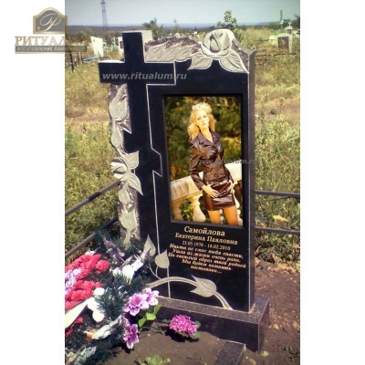 Памятник с фотокерамикой №11 — ritualum.ru