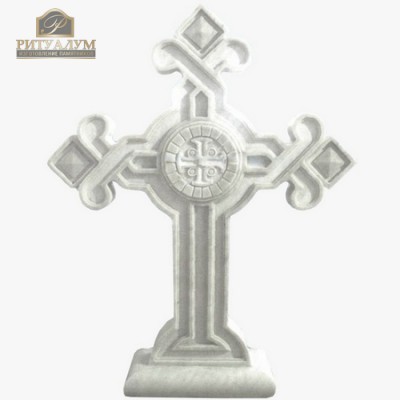 Крест из мрамора — ritualum.ru